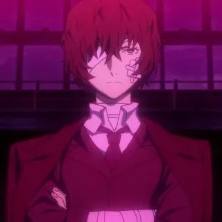 🍩 Osamu Dazai Bungo Stray Dogs Anime, Karakter, Dazai, Bungo Stray Dogs, Manga telegram sticker