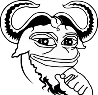 😼 Pepe the Frog Pepe o Sapo, Meme, Meme da internet, Sátira telegram sticker