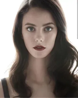 🦋 woman, brunette, portrait, model, person, face telegram sticker