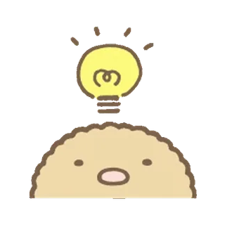 🍐 Desenho animado, Lâmpada, Fofo, Pensando, Ideia telegram sticker