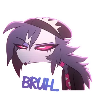 😶 BRUH!! Desenho animado, Bruh, Expressão, Animado telegram sticker