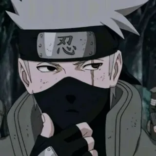 🗡️ Kakashi Naruto 忍 anime, ninja, Kakashi, Naruto, character, manga telegram sticker
