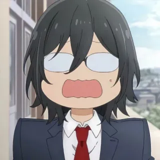 😱 Anime, Personaje, Expresión, Divertido, Dibujos animados, Lindo telegram sticker