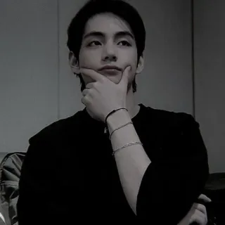 ❌ V мужчина, человек, k-pop, певец, корейский, знаменитость, артист whatsapp sticker