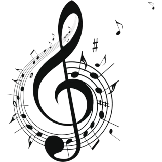 🎵 música, clave, notas, melodia, musical telegram sticker