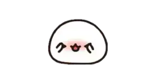 🌈 可爱, 麻糬, 卡哇伊, 圆点, 快乐, 表情符号 telegram sticker