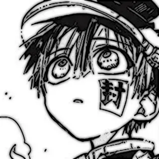🔭 Hanako-kun Toilet-bound Hanako-kun Anime, Manga, Hanako-kun, Toilet-bound Hanako-kun, Personnage, Fanart telegram sticker