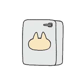 🧊 chat, mignon, animal, dessin, dessin animé, illustration whatsapp sticker