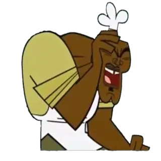 😂 Chef Hatchet Total Drama Island chef, total drama island, chef hatchet, cuisine, dessin animé, en colère, contrarié whatsapp sticker