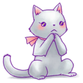 ✨ Katze, Tier, Kawaii, Sticker, Süß telegram sticker