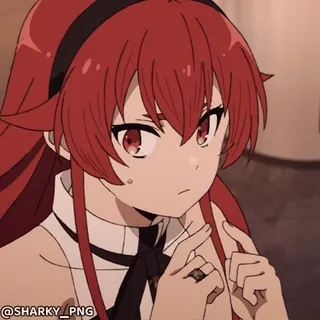 😅 Eris Boreas Greyrat Mushoku Tensei @SHARKY_PNG telegram sticker