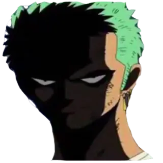 😡 Zoro One Piece anime, one piece, zoro, roronoa zoro, bajak laut whatsapp sticker
