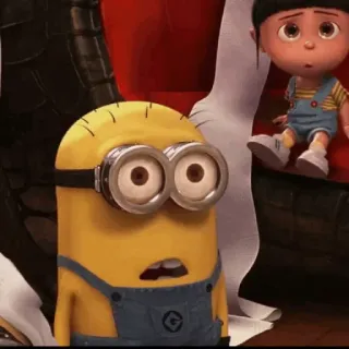 🍌 Minion Despicable Me Minion, Cartoon, animiert, gelb, Ich Einfach Unverbesserlich telegram sticker