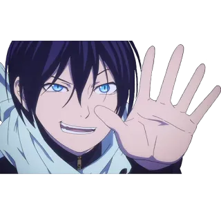 😜 Yato Noragami anime, manga, character, god, noragami, yato telegram sticker
