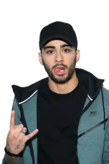 🤘 rock on, gesture, man, portrait whatsapp sticker