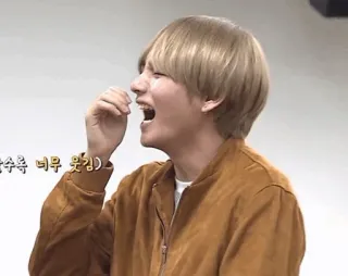 ✨ 잘생길수록 너무 웃김 mann, person, lachen, koreanisch, promi telegram sticker