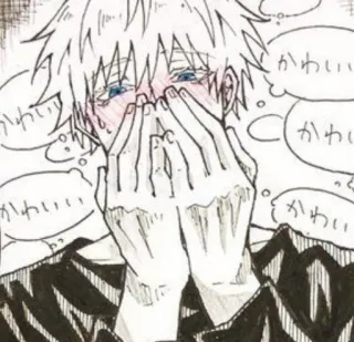 🌟 かわいい アニメ, マンガ, 可愛い telegram sticker