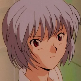 🌊 Rei Ayanami Neon Genesis Evangelion อนิเมะ, มังงะ, อายานามิ เรย์, อีวานเกเลียน, ตัวละคร, ญี่ปุ่น telegram sticker