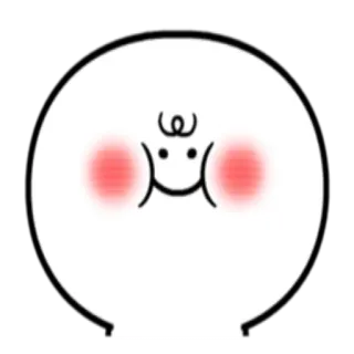 😍 Cartoon, Niedlich, Figur, Einfach, Gesicht telegram sticker