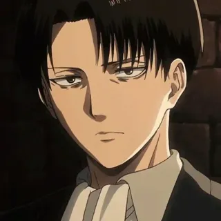 🚬 Levi Ackerman Attack on Titan Аниме, Леви, Атака титанов, Персонаж, Манга telegram sticker