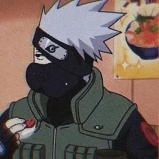 🥷 Kakashi Hatake Naruto anime, kakashi, naruto, manga, ninja, character, cartoon telegram sticker
