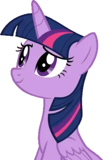 🙂 Twilight Sparkle My Little Pony pony, cartoon, animated, friendship, magic, equestrian telegram sticker