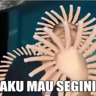 😛 AKU MAU SEGINI telegram sticker