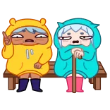 Pretty Friends telegram stickers