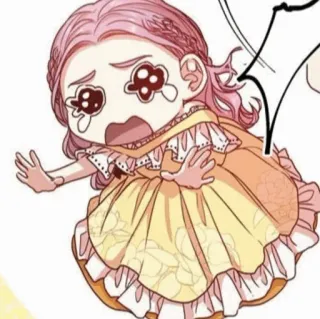 ⛲️ menangis, sedih, kartun, anak, imut, chibi, manga telegram sticker