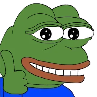 🐸 Pepe the Frog meme, frog, pepe, character, internet meme, cartoon whatsapp sticker