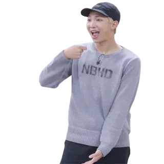 😆 NBHD Kpop, Uomo, Che punta, Maglione, Moda telegram sticker