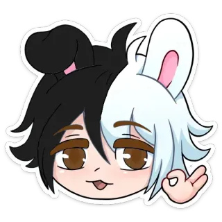 шизо by @kvixslin telegram stickers