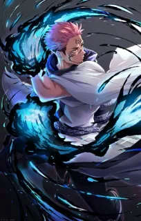 👊 Yuji Itadori Jujutsu Kaisen アニメ, マンガ, 呪術廻戦, 虎杖悠仁, 呪術師, 呪力, 少年 telegram sticker
