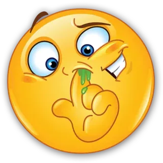 ☝ emoji, shhh, silencio, callado, dedo, boca telegram sticker