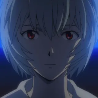 🍥 Rei Ayanami Neon Genesis Evangelion Anime, Rei Ayanami, Evangelion, Manga, Postać, Dziewczyna, Eva telegram sticker