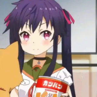 ☂ カンパン Anime, Mädchen, Japanisch, Snacks, Kanpan telegram sticker