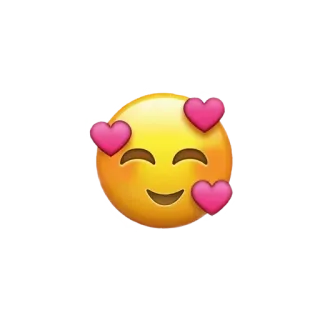 ❤️ emoji, love, hearts, smile, cute, blush telegram sticker