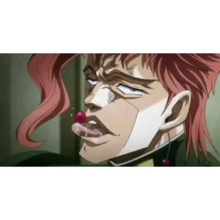 🔥 Noriaki Kakyoin JoJo's Bizarre Adventure telegram sticker