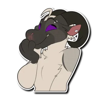 😂 anthro, ram, animal, cartoon, cute telegram sticker