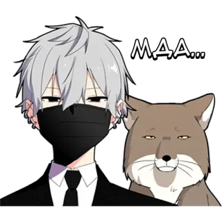 Тихий-кун ч.1 - @tg_sticks whatsapp stickers
