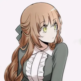 💸 anime girl, manga, cartoon, portrait, illustration, female telegram sticker