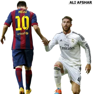⚽ Messi MESSI sepak bola, sepak bola, olahraga, atlet, FC Barcelona, Real Madrid telegram sticker
