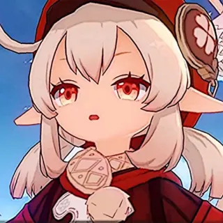 🦋 Klee Genshin Impact อนิเมะ, เกม, เก็นชินอิมแพกต์, เคล, คาวาอิ, น่ารัก, สีแดง telegram sticker