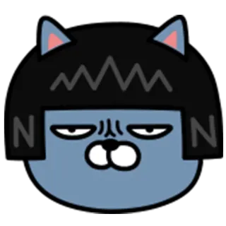 🇸🇷 cat, angry, cartoon, animal, expression telegram sticker