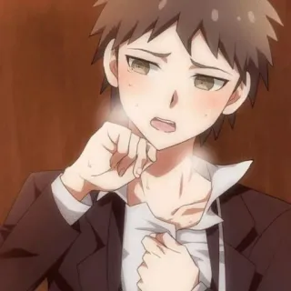 ☺️ Hajime Hinata Danganronpa Anime, Mangá, Danganronpa, Hajime Hinata, Personagem de anime whatsapp sticker