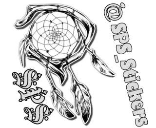 💤 @sps_stickers Filtro dos sonhos, Adesivos, sps_adesivos, Nativo americano, Espiritual, Boêmio whatsapp sticker