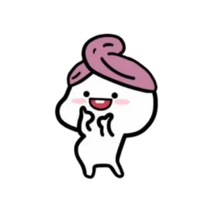 🪐 carino, kawaii, gesto, cuore con le dita, amore telegram sticker
