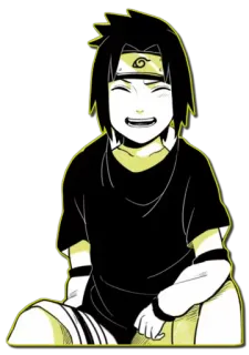 😄 Sasuke Uchiha Naruto Anime, Kreskówka, Manga, Sasuke, Uchiha, Naruto telegram sticker