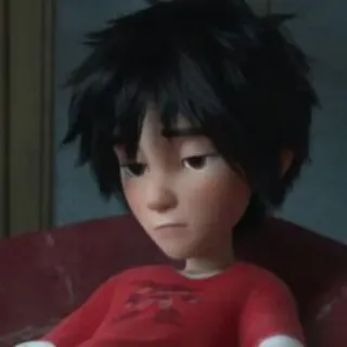 🧿 Hiro Hamada Big Hero 6 kartun, film, Disney, animasi, Hiro, pahlawan, Big Hero 6 telegram sticker