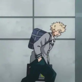 🍺 Bakugo My Hero Academia Anime, My Hero Academia, Bakugo, Karakter, Marah telegram sticker